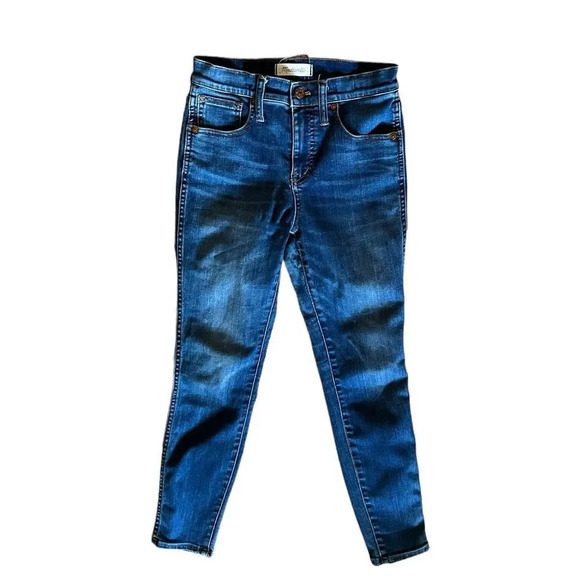 Women 10" High-Rise Skinny Jeans in Danny Wash: TENCEL Denim Edition 26S - Picture 1 of 11